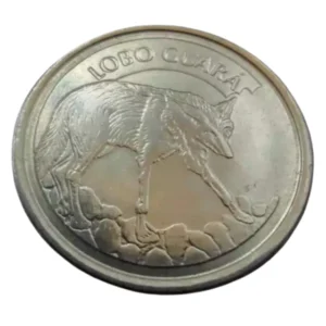 Moeda 100 Cruzeiros Reais 1993 Lobo Guará