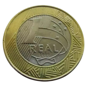 Moeda Brasil 1 Real 1999