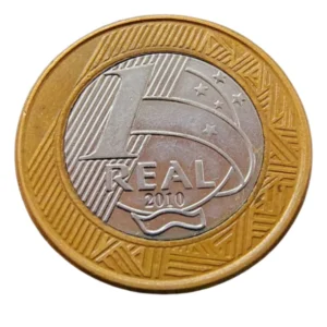 Moeda Brasil 1 Real 2010
