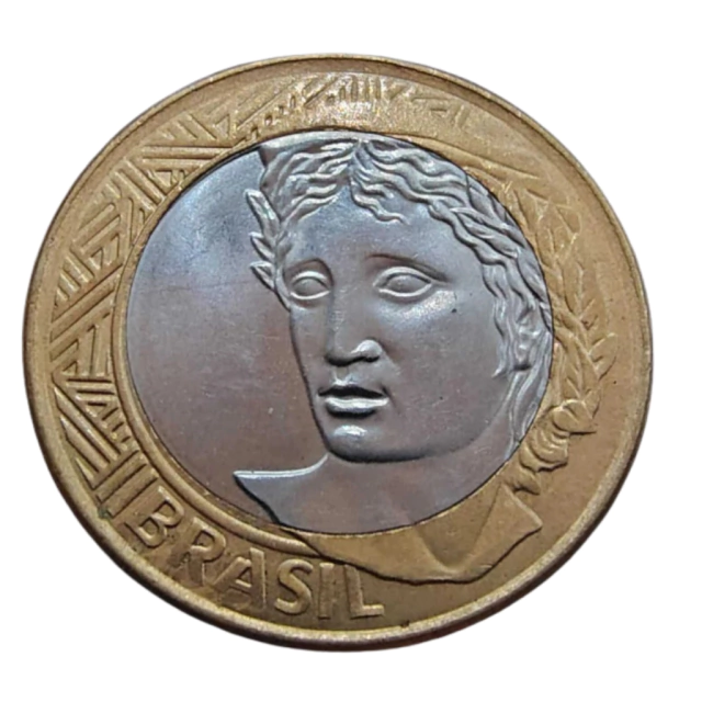 Moeda Brasil 1 Real 2022 - Imagem 2