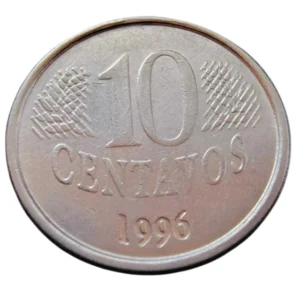 Moeda Brasil 10 Centavos 1996