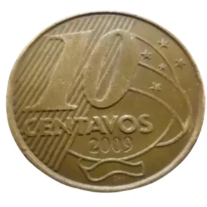 Moeda Brasil 10 Centavos 2009