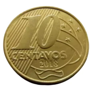 Moeda Brasil 10 Centavos 2018
