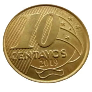 Moeda Brasil 10 Centavos 2019
