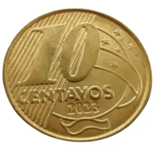 Moeda Brasil 10 Centavos 2023