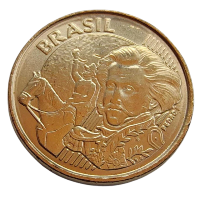 Moeda Brasil 10 Centavos 2025 Flor de cunho - Imagem 2