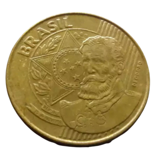 Moeda Brasil 25 Centavos 2011 - Imagem 2