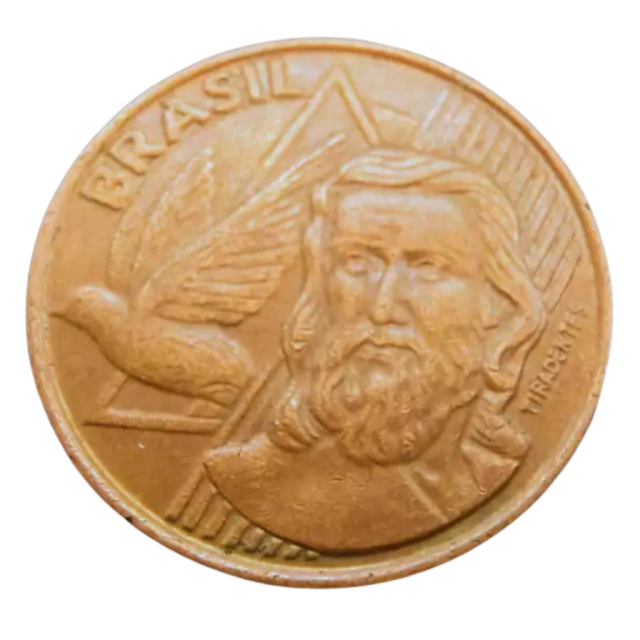 Moeda Brasil 5 Centavos 1998 - Imagem 2