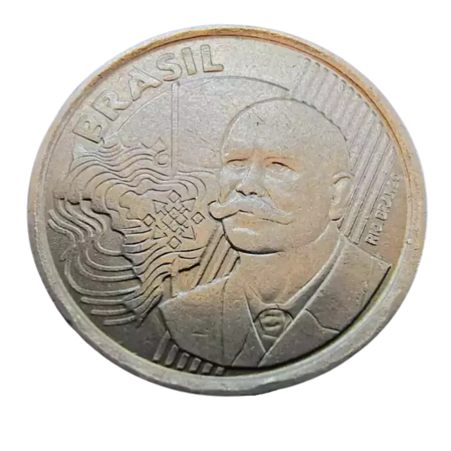 Moeda Brasil 50 Centavos 2017 - Imagem 2