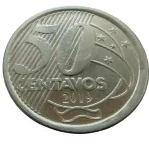 Moeda Brasil 50 Centavos 2019
