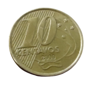 Moeda Brasil 10 Centavos 2000