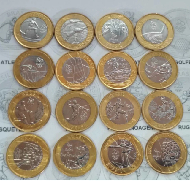 Coleção com as 16 Moedas das Olimpíadas Rio 2016 - Imagem 2