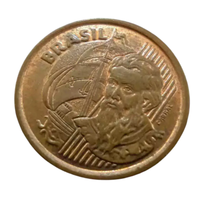 Moeda Brasil 1 Centavo 2001 - Imagem 2