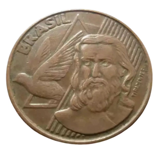 Moeda Brasil 5 Centavos 2005 - Imagem 2