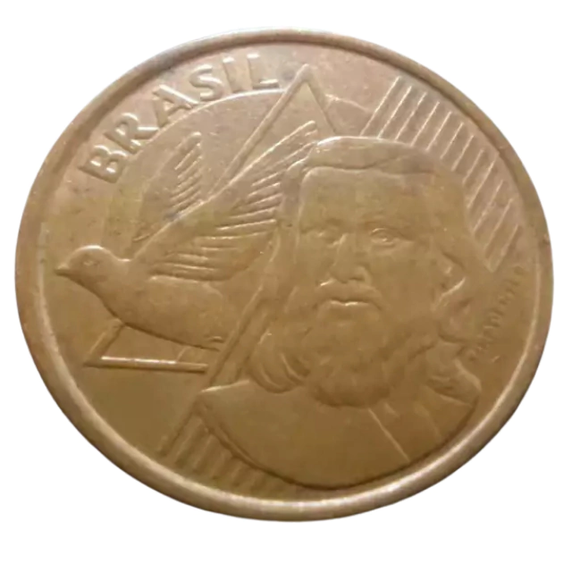 Moeda Brasil 5 Centavos 2014 - Imagem 2