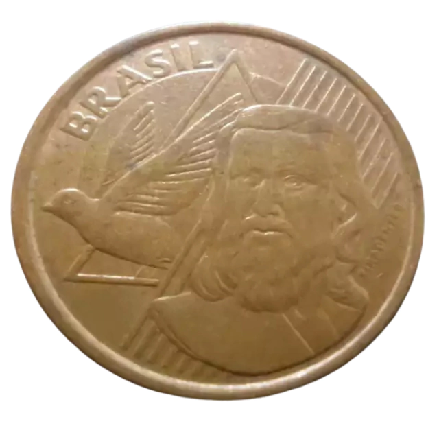 Moeda Brasil 5 Centavos 2015 - Imagem 2