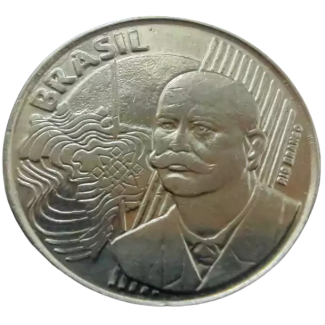 Moeda Brasil 50 Centavos 2002 - Imagem 2