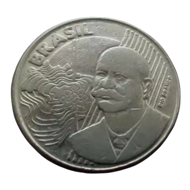 Moeda Brasil 50 Centavos 2003 - Imagem 2