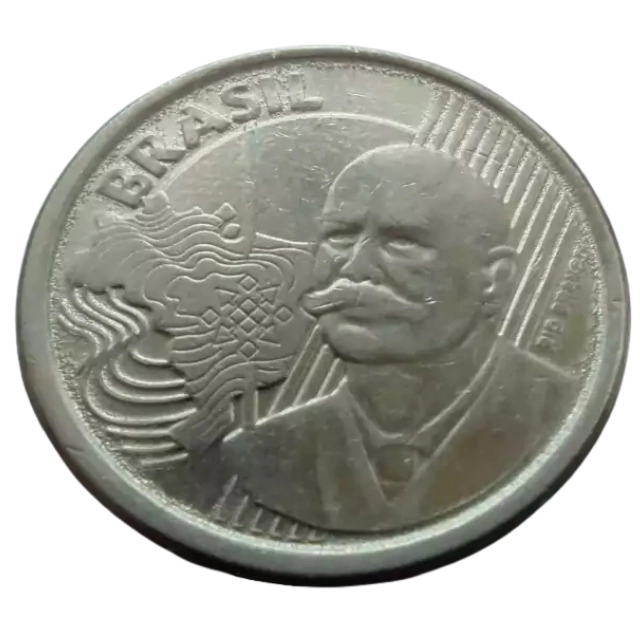 Moeda Brasil 50 Centavos 2020 - Imagem 2