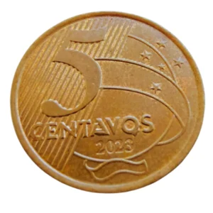 Moeda Brasil 5 Centavos 2023