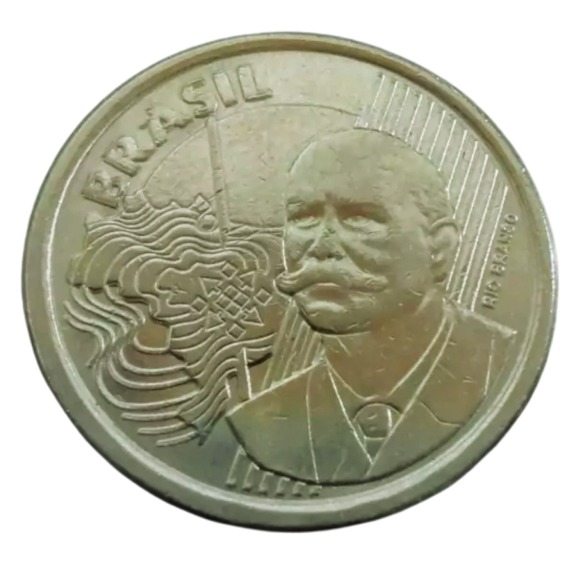 Moeda Brasil 50 Centavos 2014 - Imagem 2