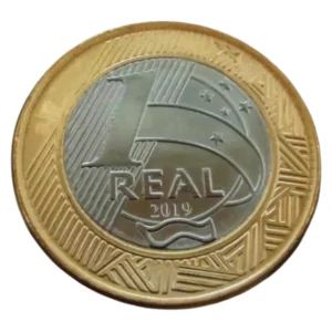 Moeda Brasil 1 Real 2019 FC