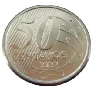 Moeda Brasil 50 Centavos 2022