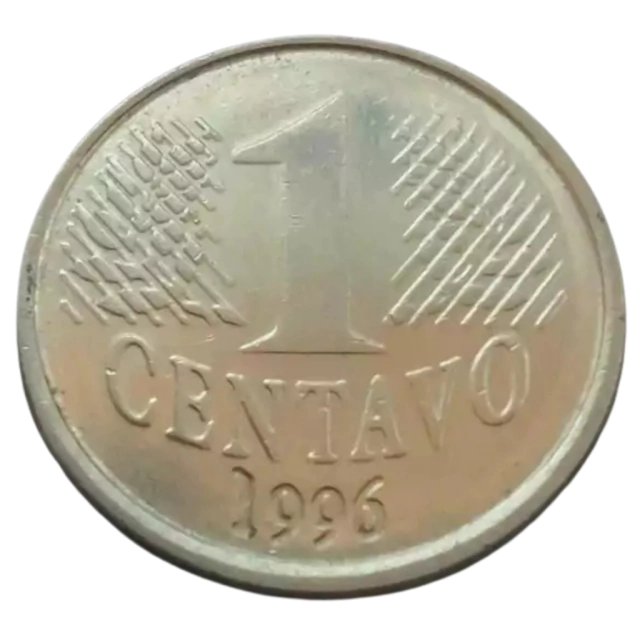 Moeda Brasil 1 Centavo 1996 Sob