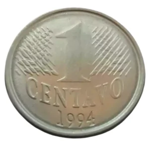 Moeda Brasil 1 Centavo 1994