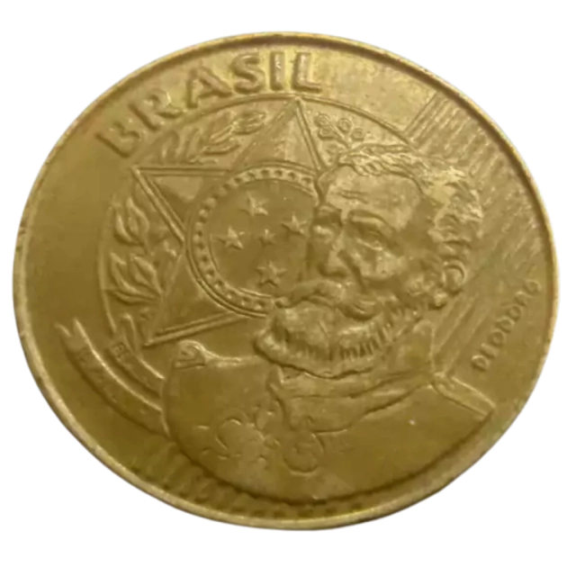 Moeda Brasil 25 Centavos 2012 - Imagem 2