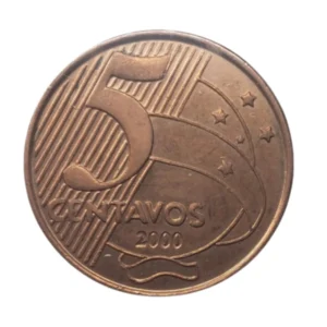 Moeda Brasil 5 Centavos 2000