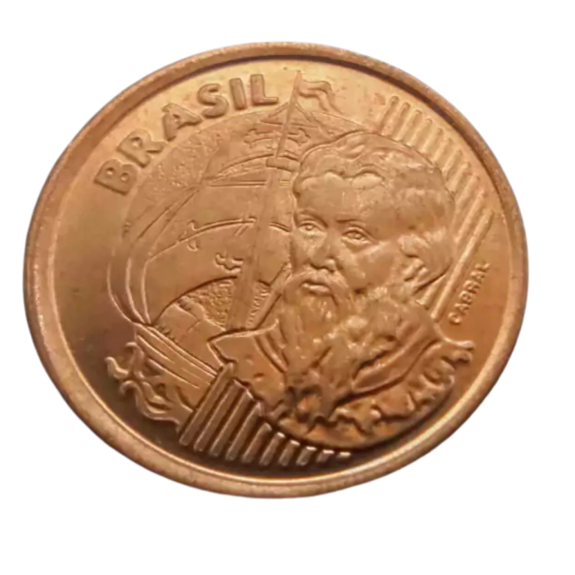 Moeda Brasil 1 Centavo 2004 - Imagem 2