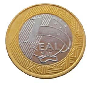 Moeda Brasil 1 Real 2017