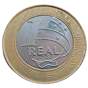 Moeda Brasil 1 Real 2022