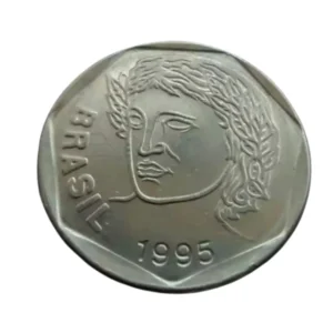 Moeda Brasil 25 Centavos 1995