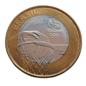 Moeda 1 Real 2015 Basquete