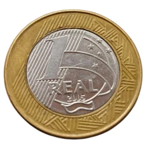 Moeda Brasil 1 Real 2005