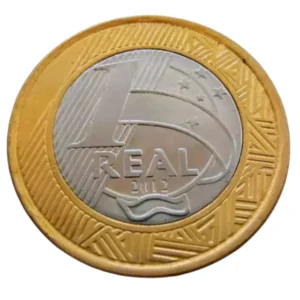 Moeda Brasil 1 Real 2012