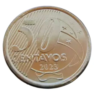 Moeda Brasil 50 Centavos 2023