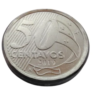 Moeda Brasil 50 Centavos 2019 Letra A FC