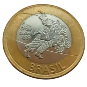 Moeda 1 Real 2015 Judô