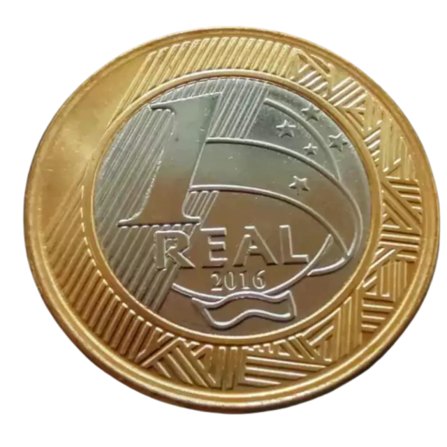 Moeda 1 Real 2016 Natação Paraolímpica - Imagem 2