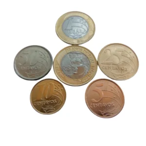 Set Completo 2024 com moeda comemorativa 30 anos do Plano real