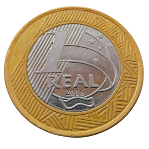 Moeda Brasil 1 Real 2016 Escassa